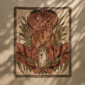 Mystical Woven Blanket - Temple Wall Art for Sacred Spaces, Spiritual Decor, and Dreamy Home Accents